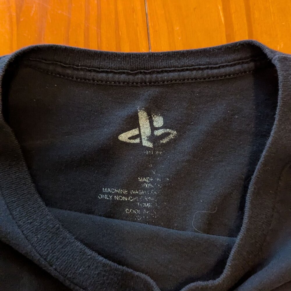PlayStation Logo Men’s Long Sleeve Shirt – Black, Size XL - Picture 6 of 9
